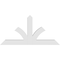 Ekena Millwork Richland Architectural Grade PVC Gable Bracket, 72"W x 36"H x 6"D x 6"F, 12/12 Pitch GBP072X36X0606RIC00 - alternate 5